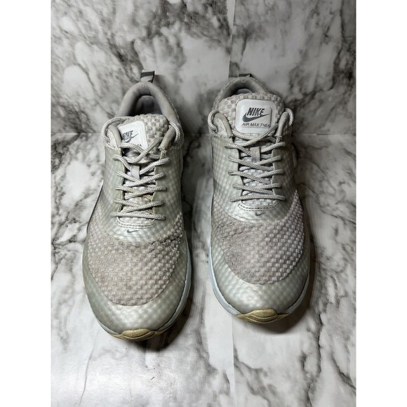 NIKE Air Max THEA Print Mesh Running Sneaker Light Base Grey Women's Size 9.5 - Picture 3 of 6
